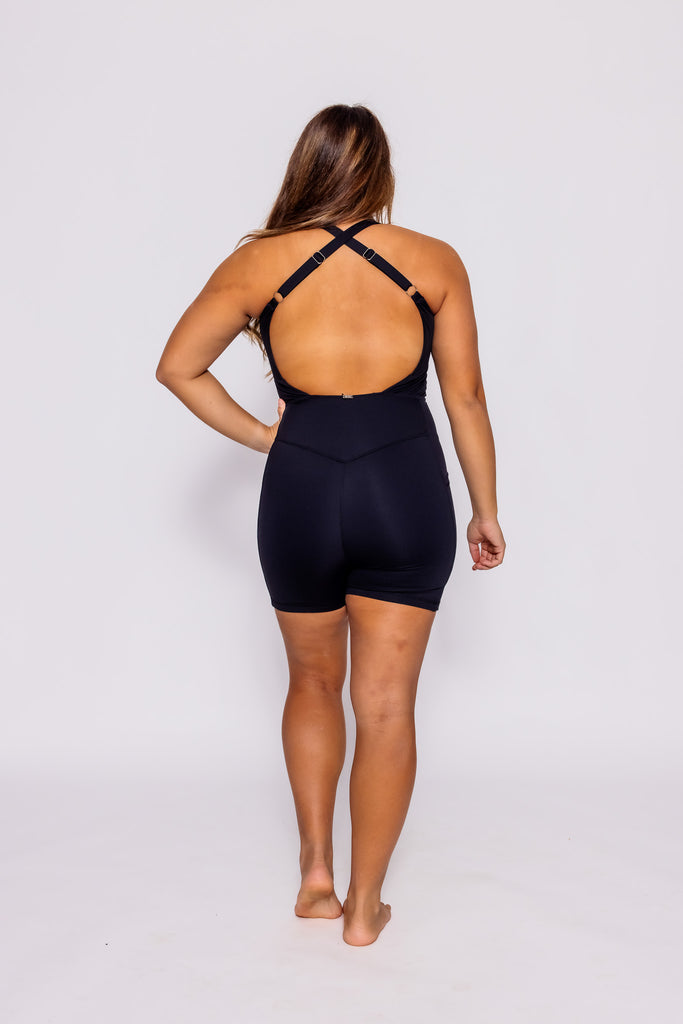 Core Romper - Black